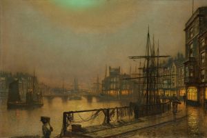Whitby at night