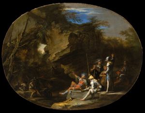 Landscape with Armed Men