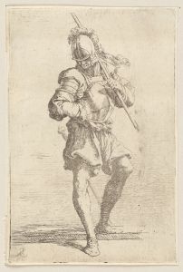 Soldier, Standing, Looking at the Ground