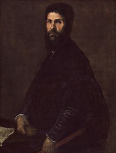 Man Holding a Flute