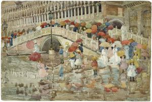 Umbrellas in the Rain