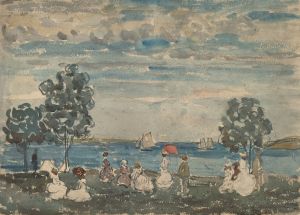 Figures on a Beach