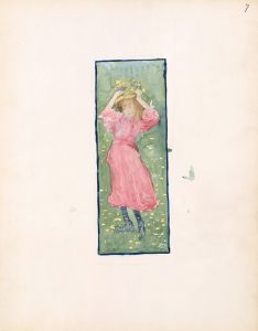 A girl holding her hat