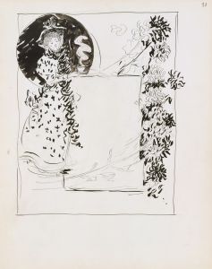 Design for an advertisement for a tearoom