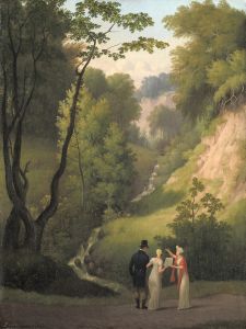 The Devil’s Cleft at Liselund Manor. The Island of Møn