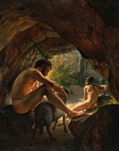 Ulysses Fleeing the Cave of Polyphemus