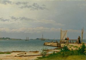 View towards Koster from the jetty at Kallehave