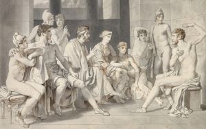 Odysseus hos Alkinoos beretter om sit liv
