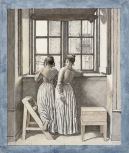 At a Window in the Artist’s Studio