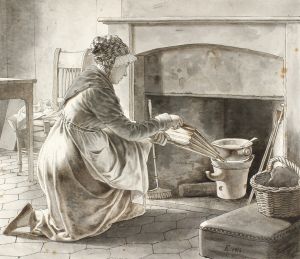 Food is Prepared. Eckersberg’s Hostess in Paris