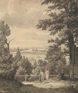 View from Altona overlooking the Elbe