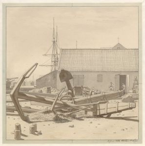Skibsankre på Larsens Plads