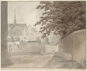 Ved kirken Saint-Martin i Montmorency, nord for Paris, 10 juli 1812