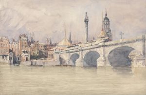 The Opening of the New London Bridge