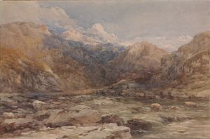 River Landscape in Wales
