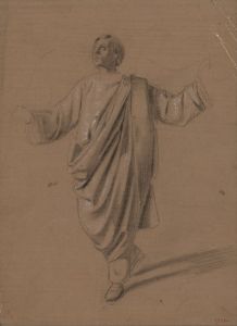 Academic study of a male figure