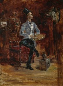 Princeteau dans son atelier