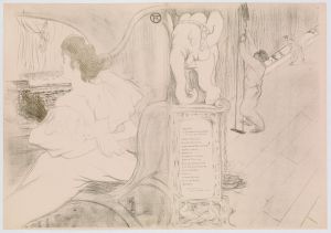 At the Curtain , from ‘L’Estampe Originale’