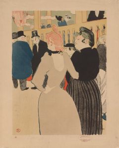 At the Moulin Rouge; La Goulue and Her Sister