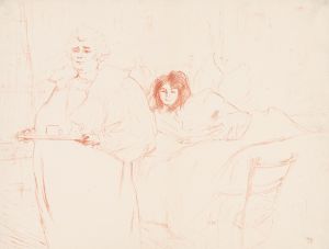 Elles: Woman Carrying a Tray, Mme. Baron and Mlle. Popo