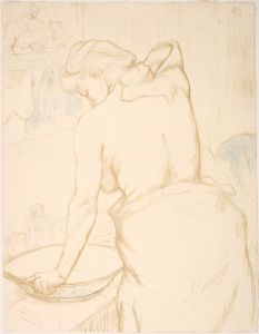 Femme qui se lave, la Toilette