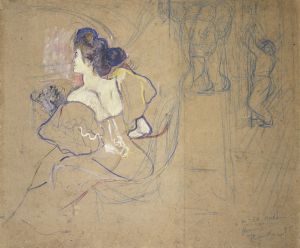 Madame Thadée Natanson  at the Theater