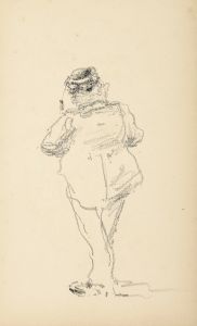 Homme à la toque, de dos