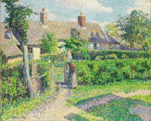 Peasants’ houses, Eragny