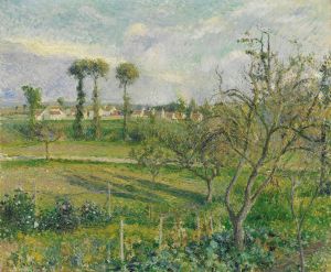 Soleil Couchant Au Valhermeil, Auvers-Sur-Oise