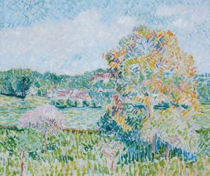 Le Grand Noyer À Eragny, Automne