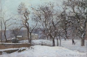 Snow at Louveciennes