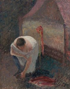 Femme En Chemise Près D’un Lit