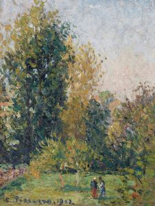 Paysage Avec Deux Personnages, Éragny, Automne