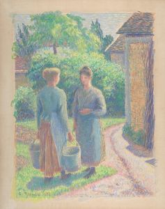 Two Women in a Garden