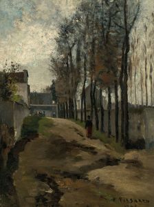 Le Chemin, paysage hivernal