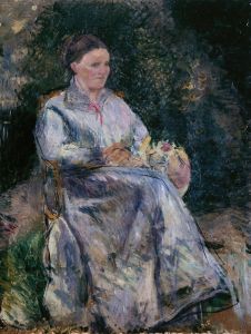 Julie Pissarro au jardin
