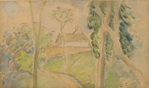Country Scene with a House along a Road