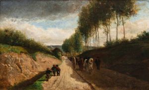 Chemin creux, environs de Chailly