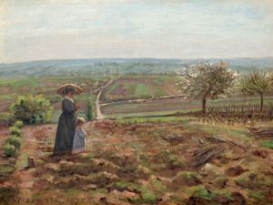 La route de Rouen, les hauteurs de l’Hautil, Pontoise
