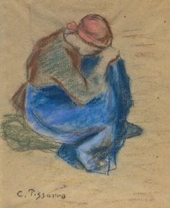 Paysanne accroupie