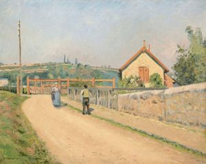 La barrière du chemin de fer, aux Pâtis près Pontoise