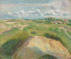Les dunes à Knokke, effet de soleil