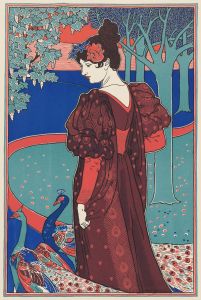 Woman with Peacocks