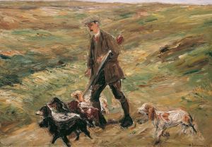 Jäger in den Dünen