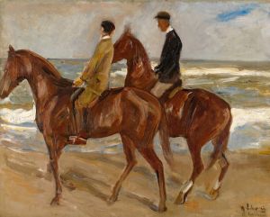 Two Riders On The Beach