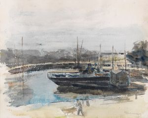 Quai in Hamburg
