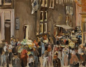 Judengasse in Amsterdam, Uilenburgersteeg Ecke Jodenbreestraat