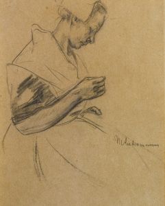Woman Sewing