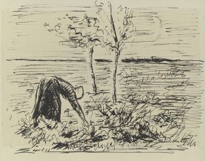 Studie zu dem Wandgemälde; Winter
