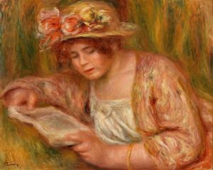 Andrée in a Hat, Reading